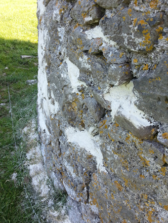 The Tower on Mullagh Hill, Tullamore 06 - Repaired Stone Work